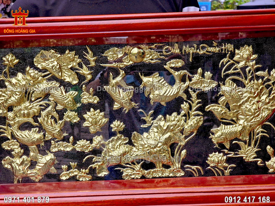 Tranh chữ ngưa quần hội mang ý nghĩa biểu tượng cho may mắn, tài lộc